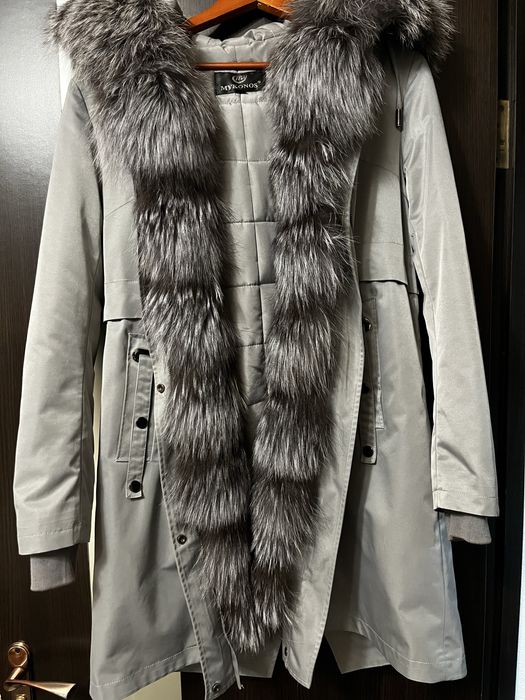 Парка,куртка с натуральным мехом