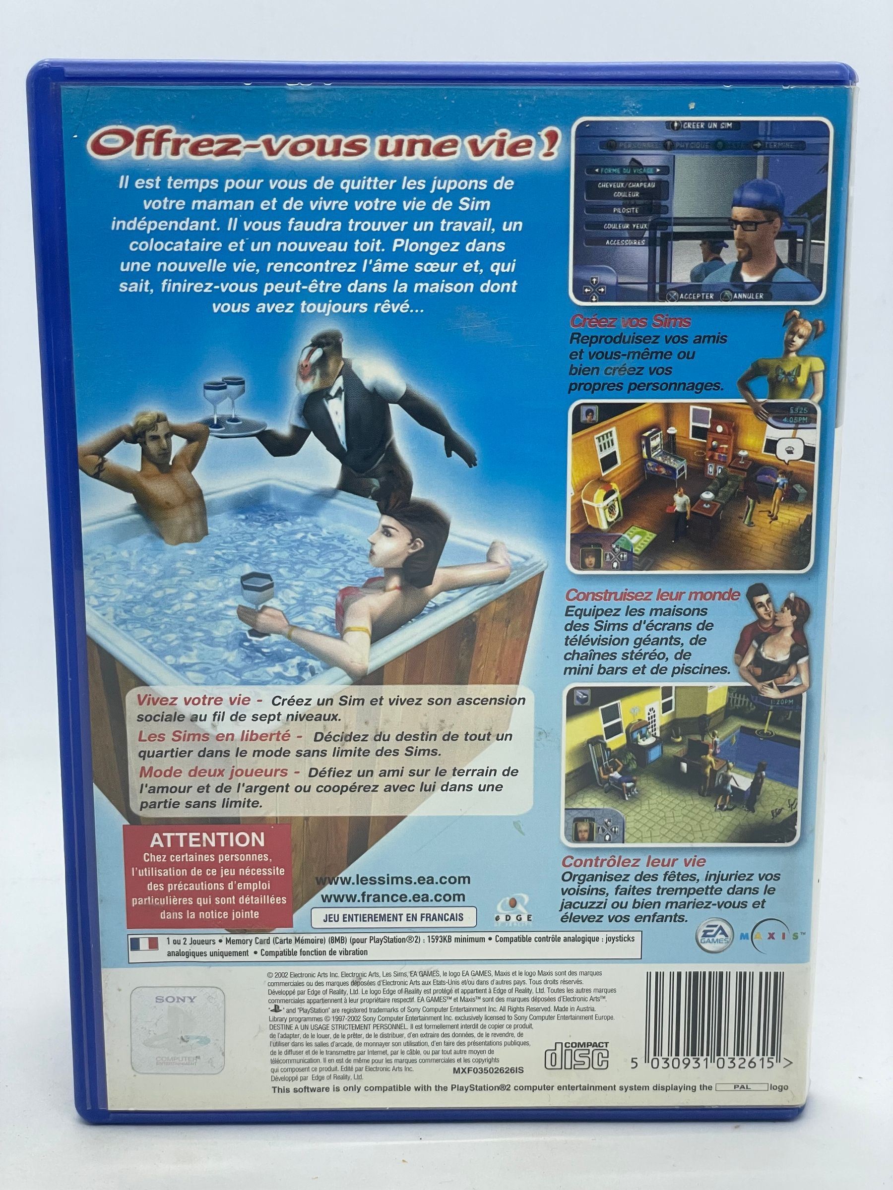 The Sims PS2 Po Angielsku, bez instrukcji