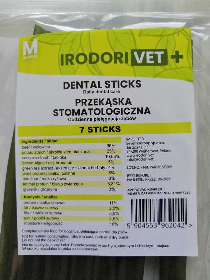 Przysmak dla psa / przekąska dentystyczna / smaczek dla psiaka.