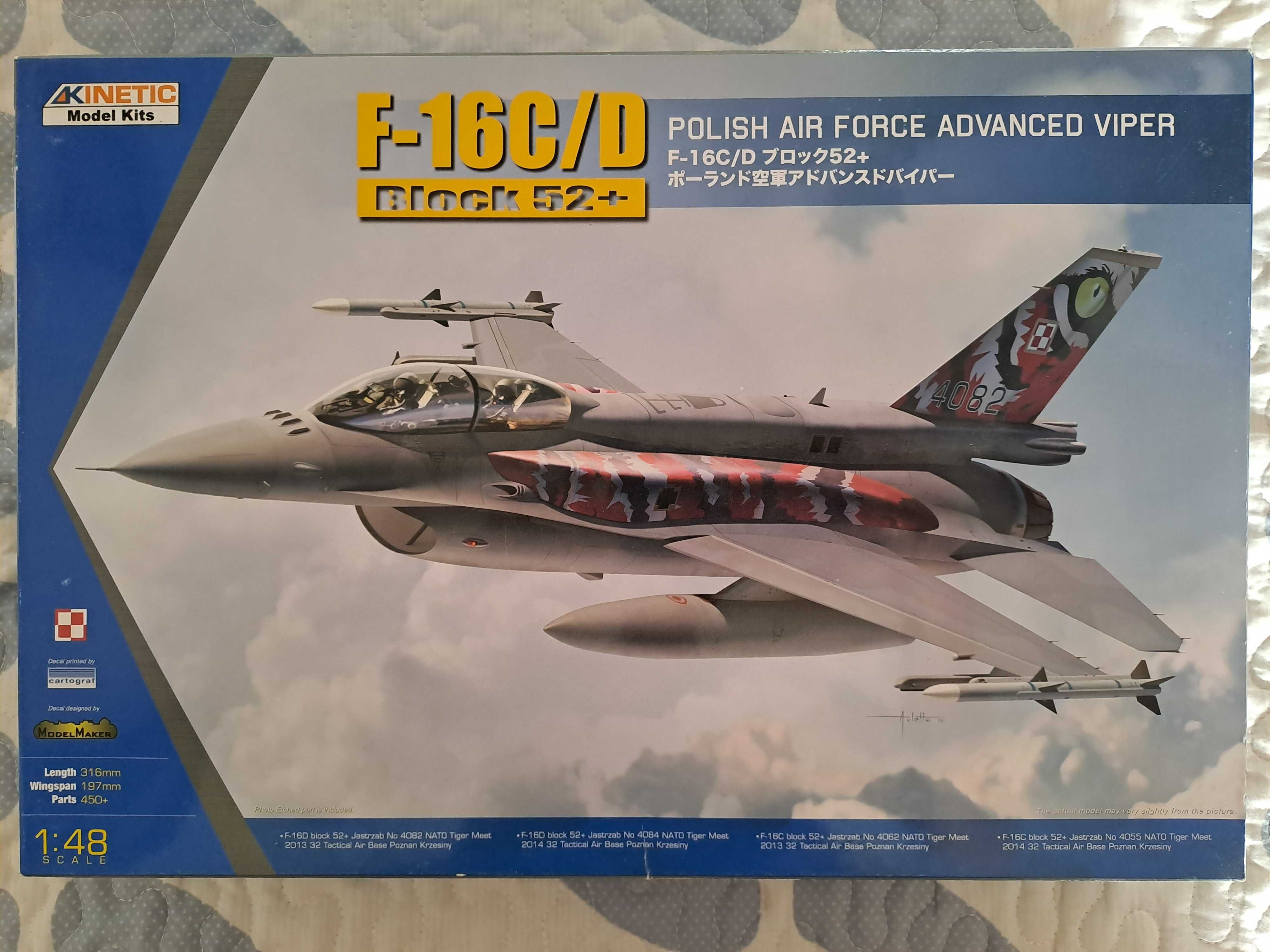 F-16 C/D BLOCK 52+ Polska f-my Kinetic skala 1:48