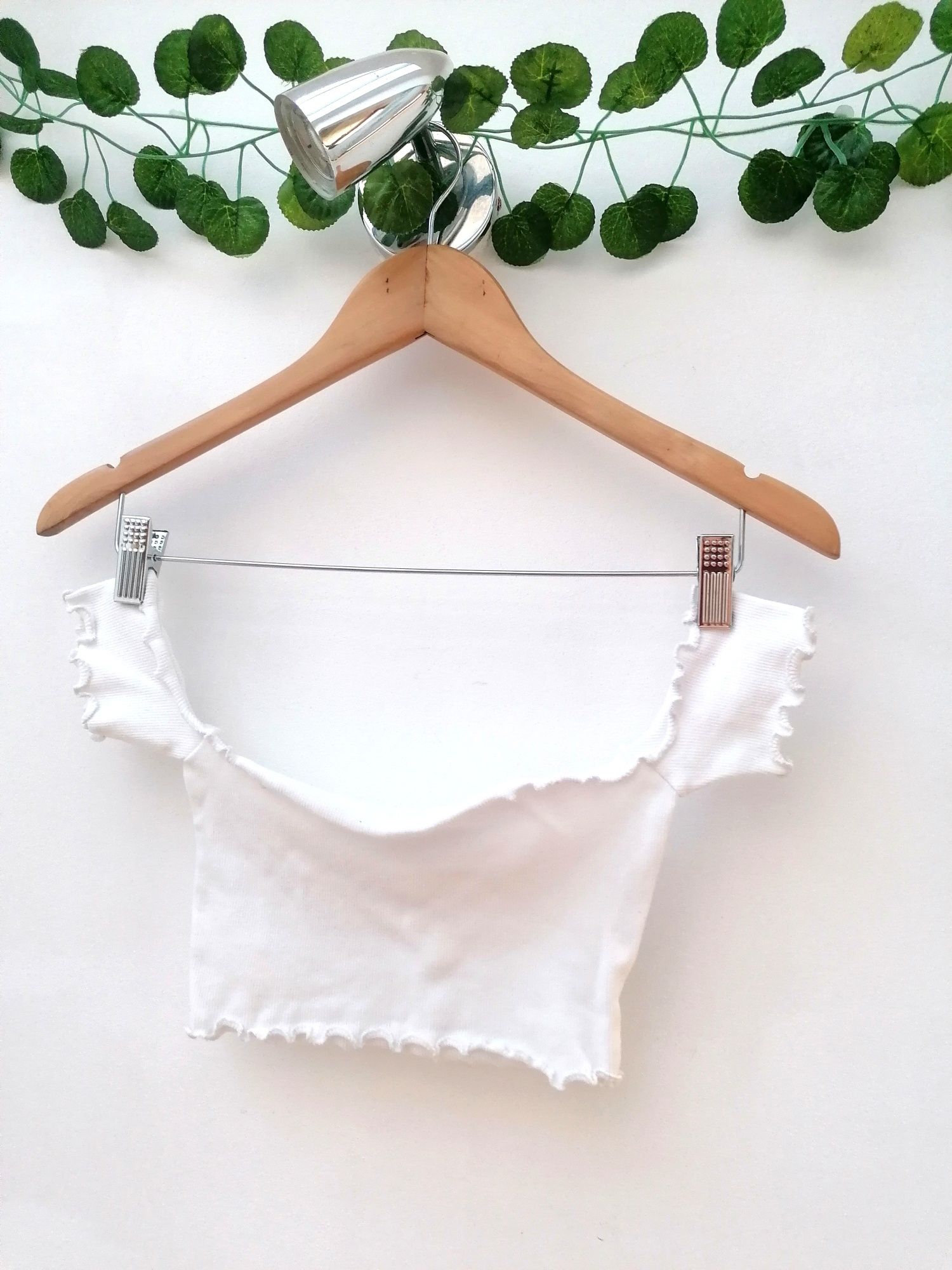 Top Branco Curto