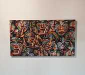 Painel acústico 100x55x5