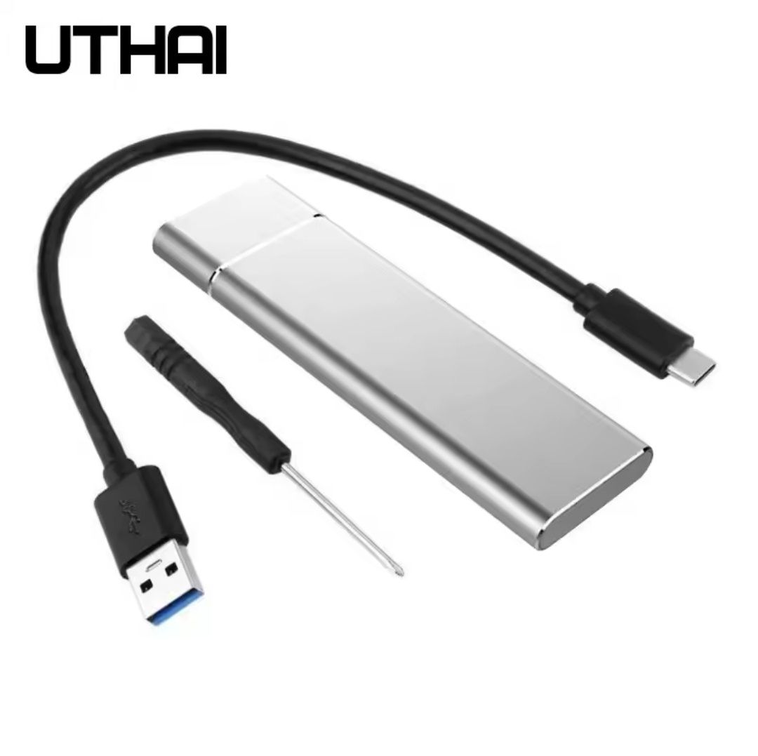 Obudowa kieszeń dysku SSD M.2 SATA - aluminiowa