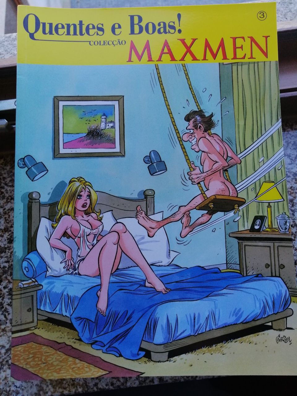 Livro de anedotas ilustradas Maxman