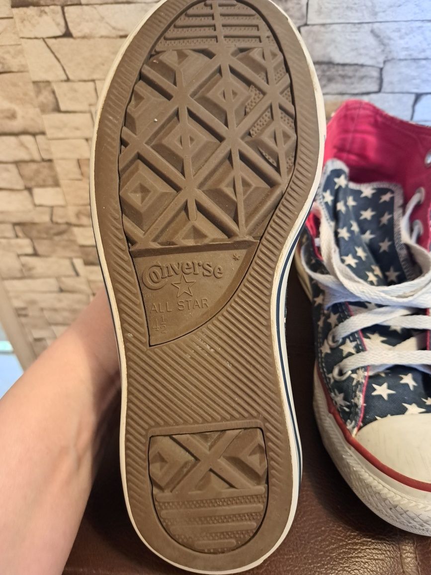 Wysokie trampki converse 37, wkładka 23.5 cm