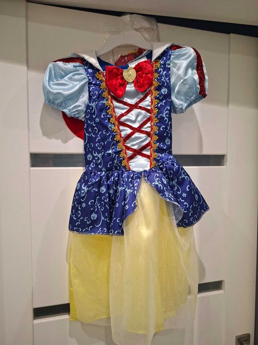 strój królewny śnieżki 105-116 cm