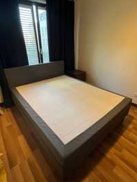 Łóżko kontynentalne z materacem SABOVIK IKEA