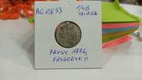 Moneta Prusy Niemcy Fryderyk II - 1/48 Talara Srebro*1772