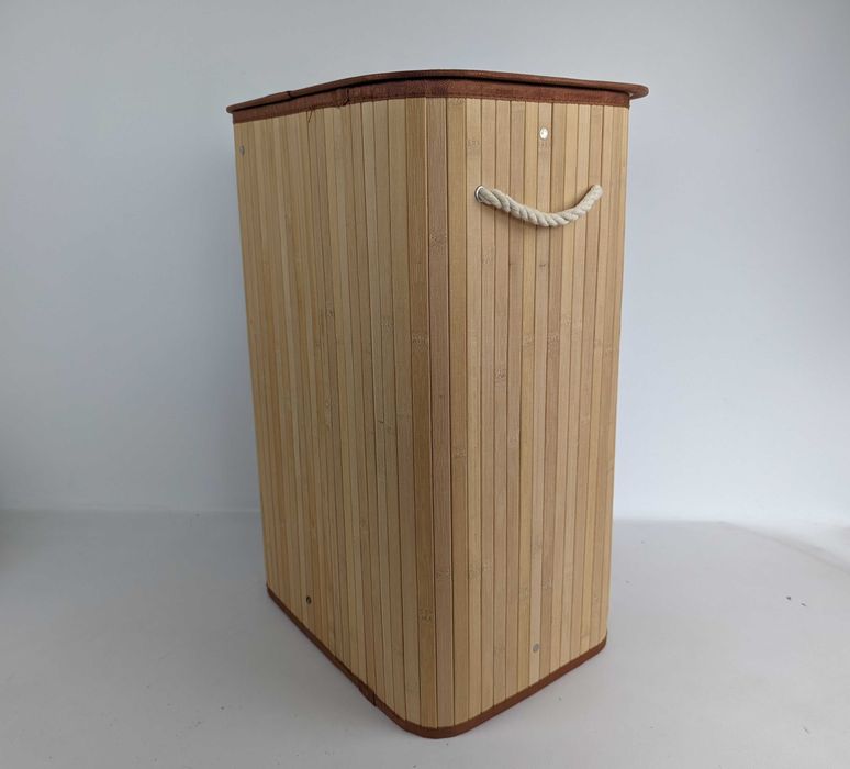 Bambusowy Kosz wolnostojący na pranie Compactor 94l