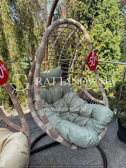 -50% OUTLET Fotel Wiszący Kokon Bujany Kosz Ogrodowy Bujak PROMOCJE!!