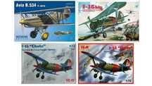 Kits 1/72 Aviões de Leste
