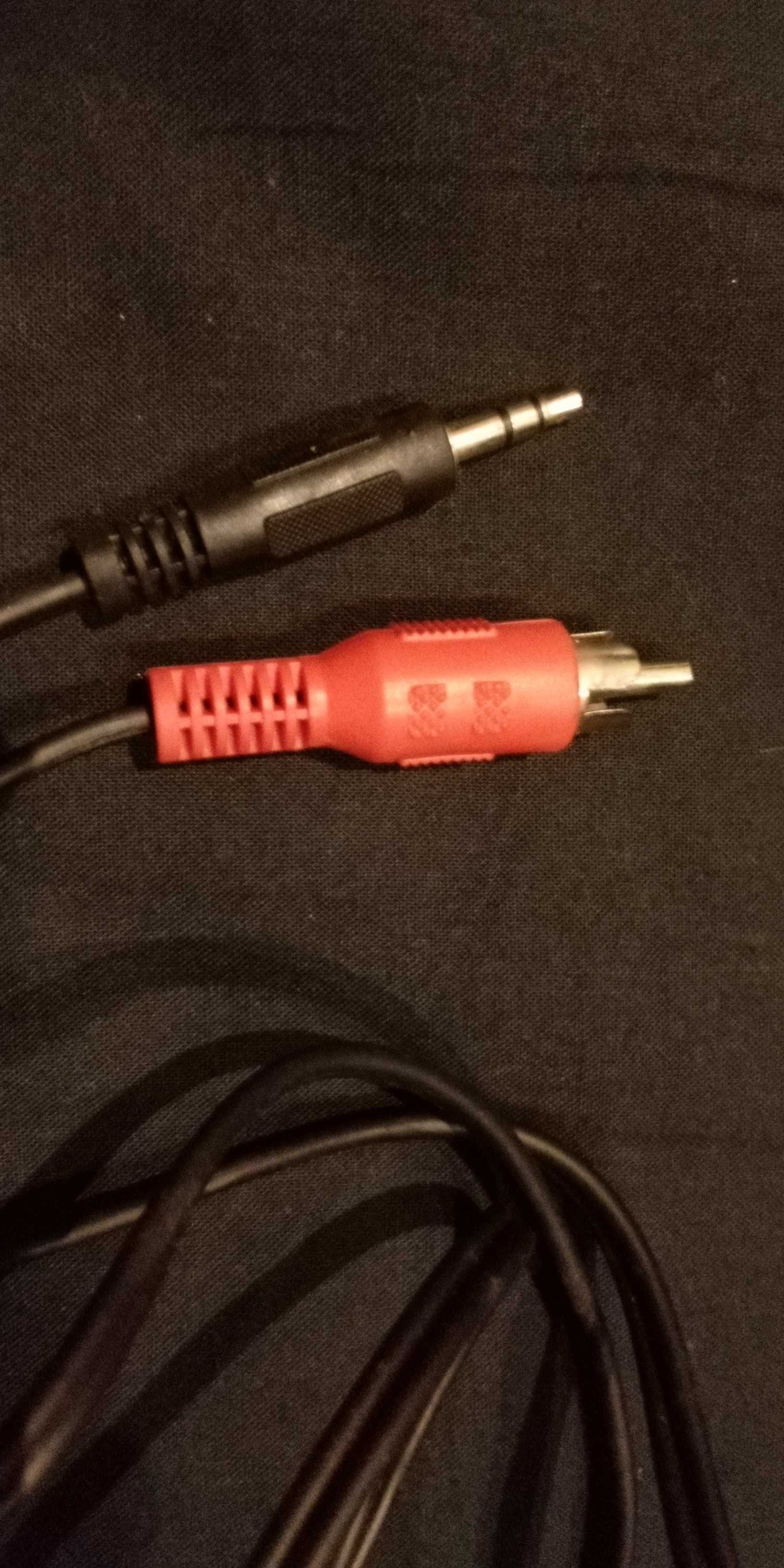 Cabo audio jack RCA