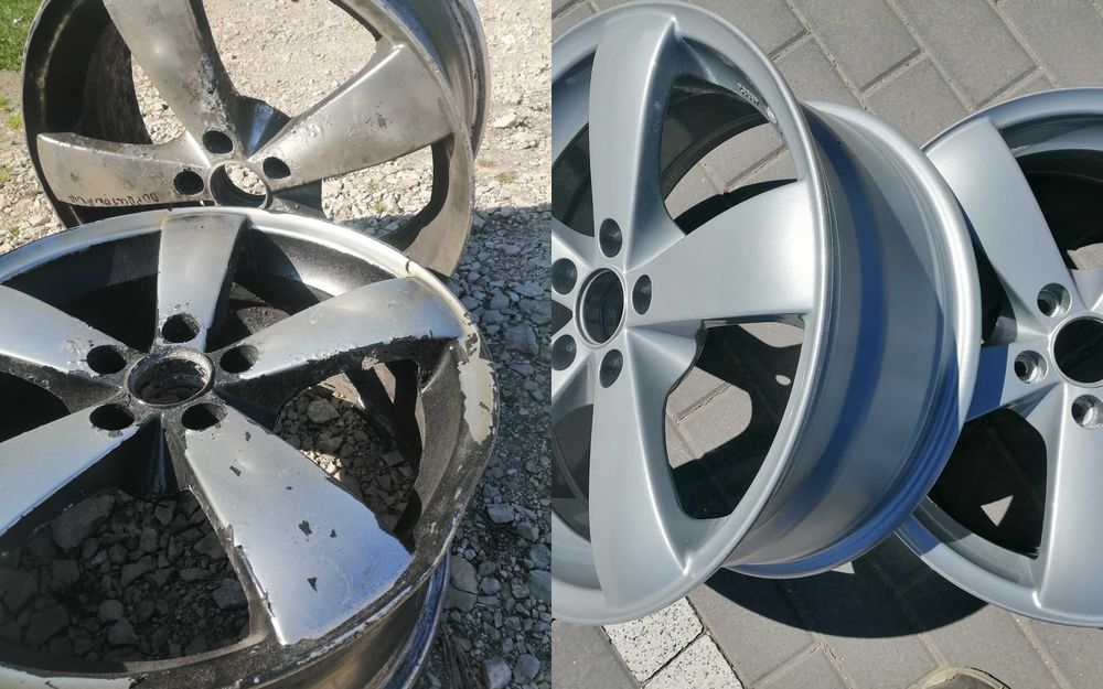 Regeneracja felg, malowanie proszkowe, piaskowanie, szkiełkowanie.