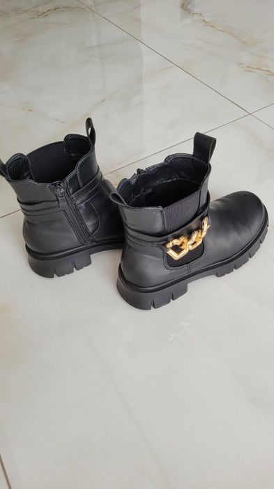 Bootki dziecięce buty dziewczęce z ociepleniem rozmiar 33