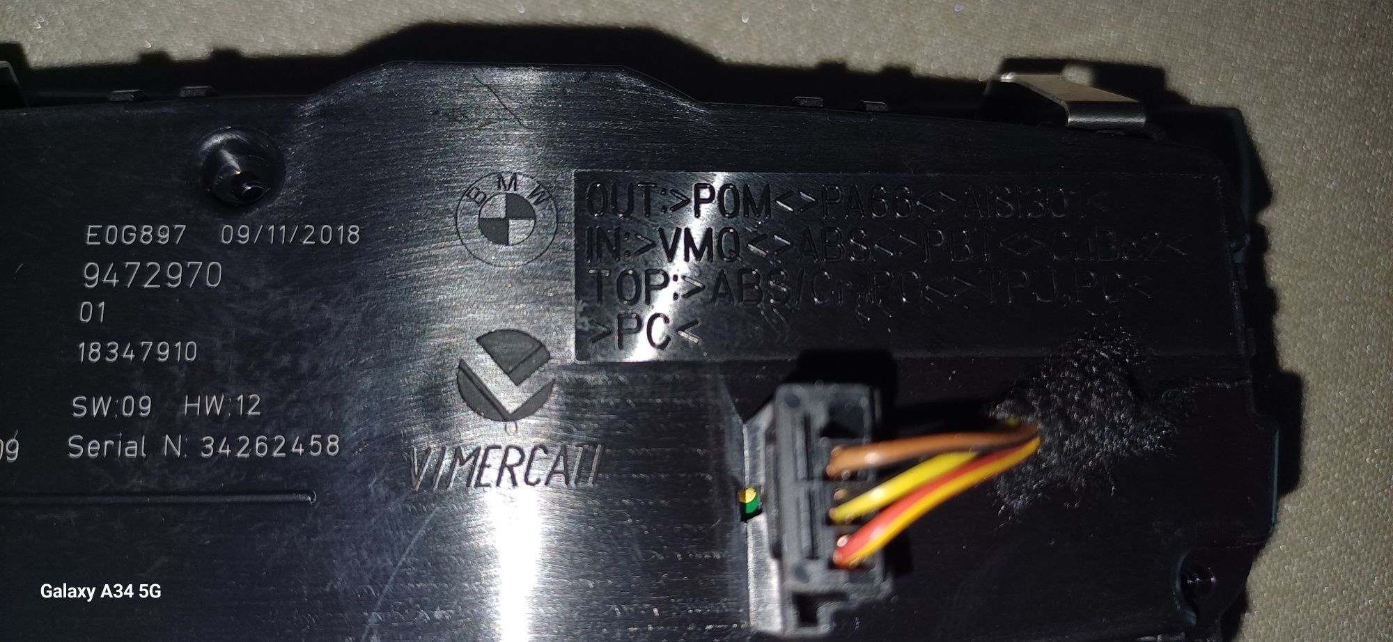 Panel włącznik świateł bmw 5 g30 g31