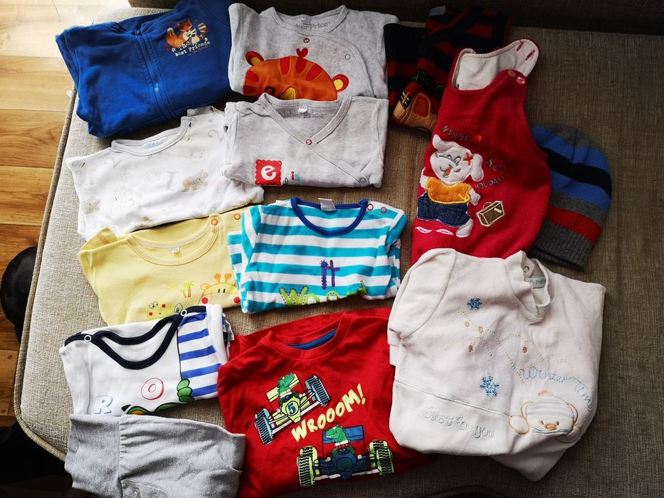 Ubranka dla chłopca od 56