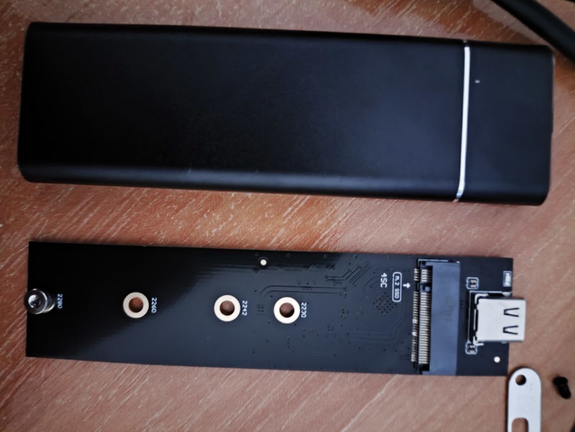 Корпус T24 USB3.1 Type C на M.2 NGFF SSD M2 для мобильного диску