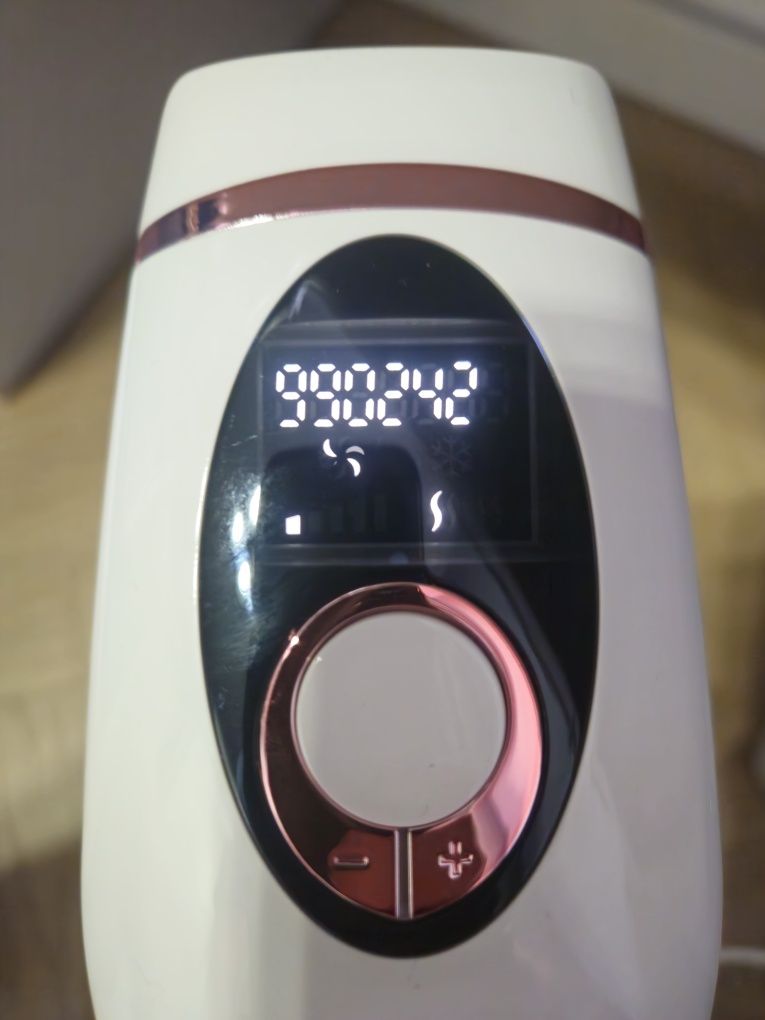 Depilator laserowy inFace IPL Xiaomi, różowy, jak nowy, okulary