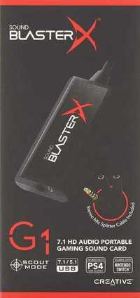Creative Sound BlasterX G1 7.1 przenośna HD gamingowa USB