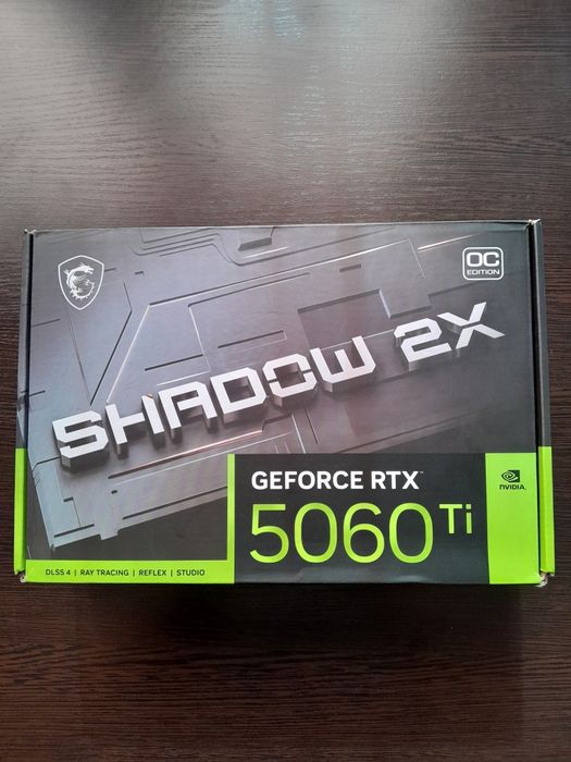 Відеокарта MSI GeForce RTX 5060 Ti 16G SHADOW 2X PLUS