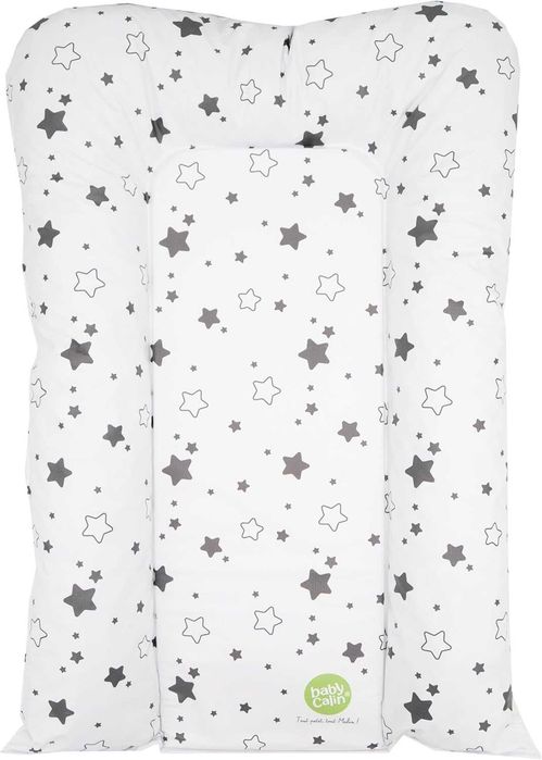 Podkładka do przewijania Babycalin 50x70 cm Szara w Gwiazdy przewijak