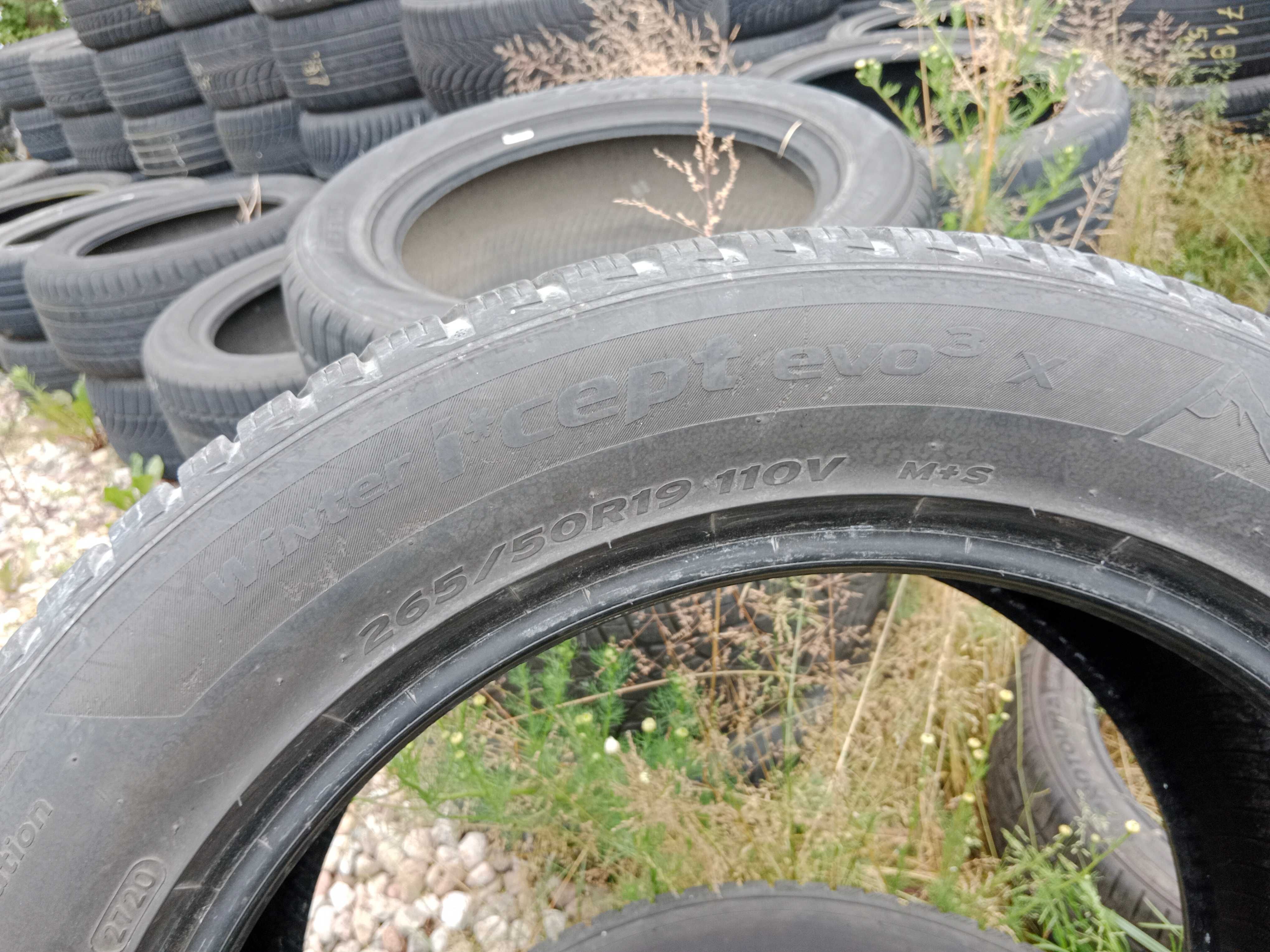 Opona używana 265/50R19 Hankook Winter i*cept evo3 x 1szt.
