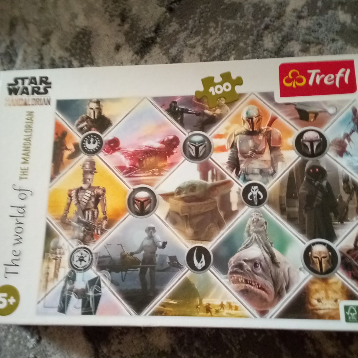 Puzzle ze Star Wars 100 elementów dla 5 latka