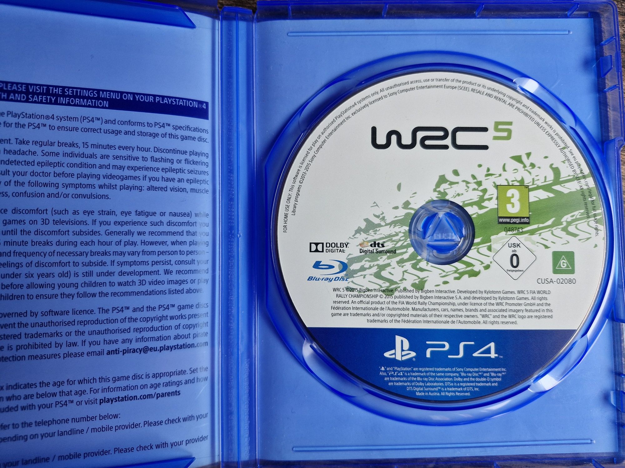 WRC 5 gra na PS4