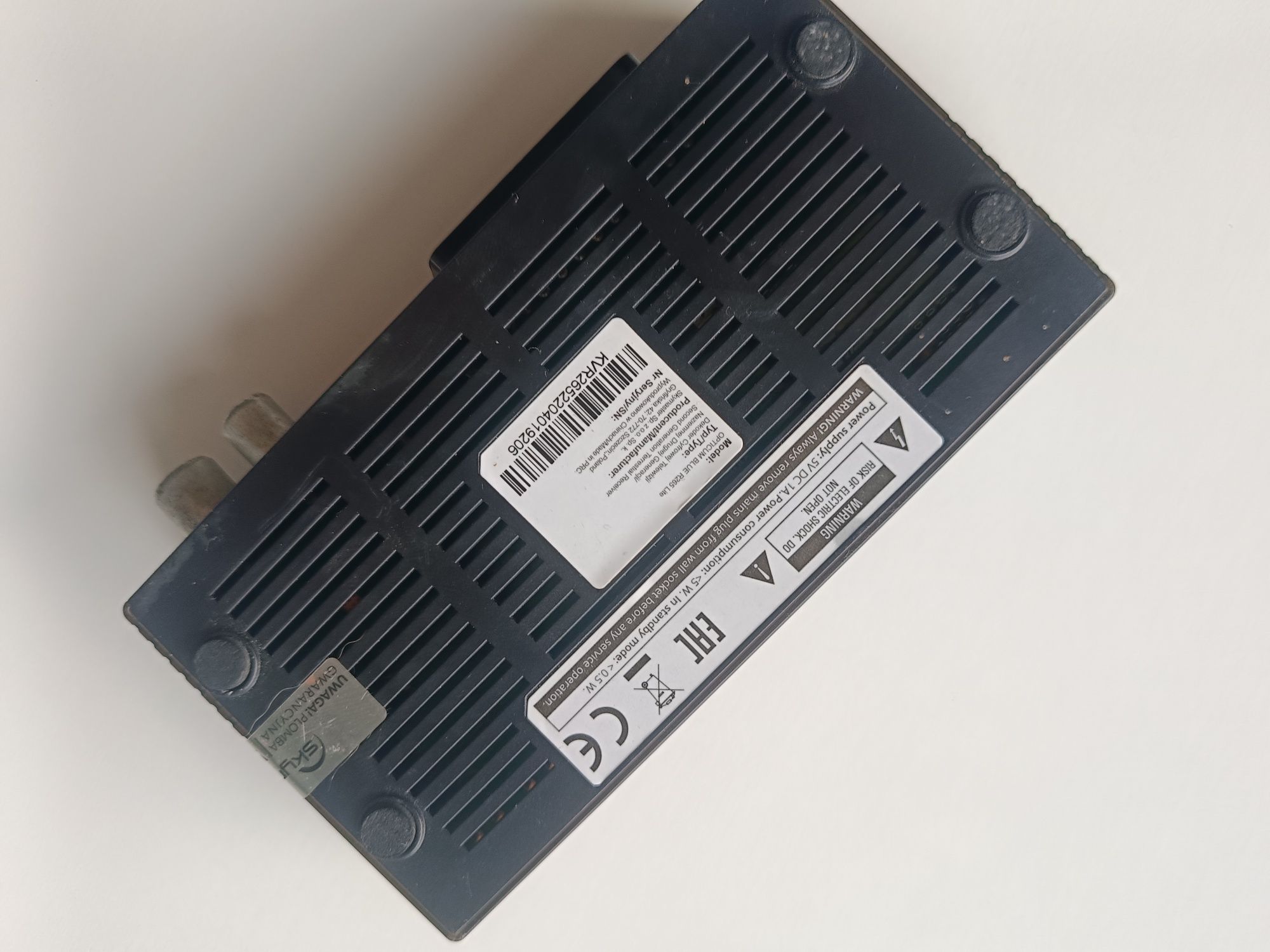 Dekoder OPTICUM Blue R265 Lite DVB-T2/HEVC/H.265