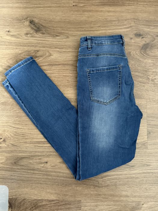 KappAhl Stella spodnie jeansowe jeansy rurki 38