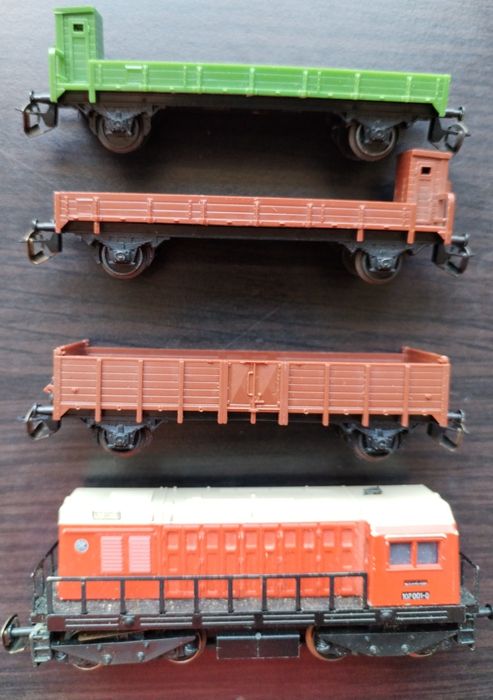 Kolejka wagonik TT Berliner Bahnen wagon diorama Piko