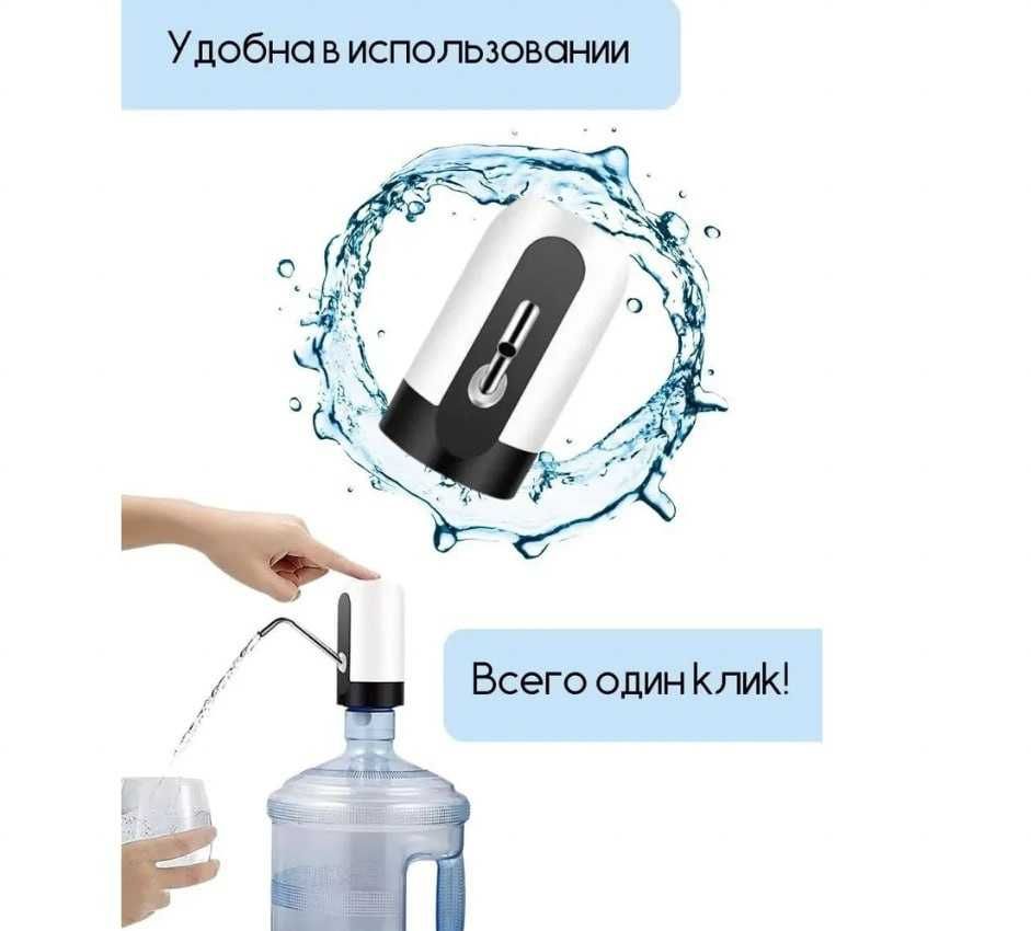 Помпа электрическая аккумуляторная для бутилированной воды
