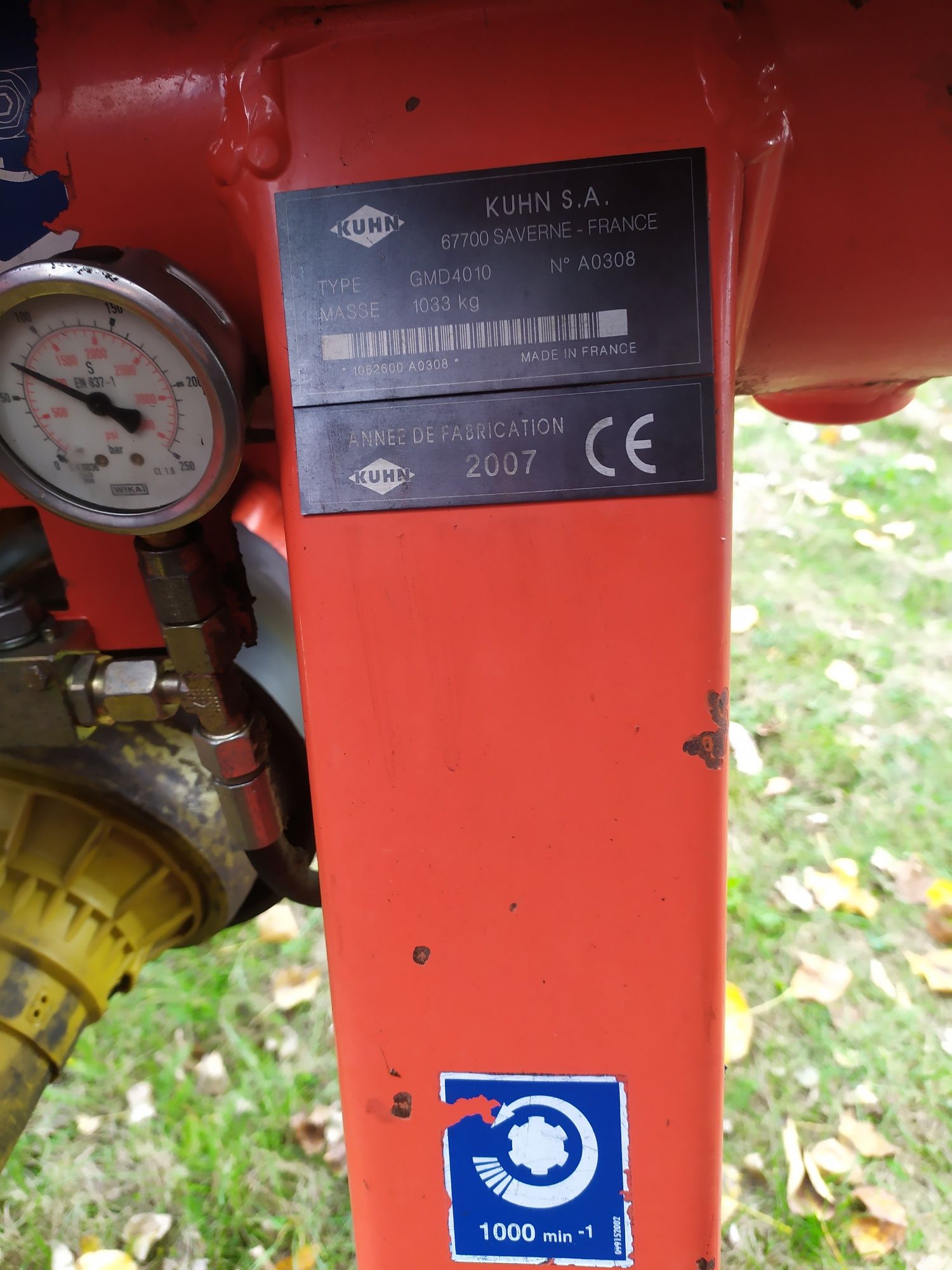 Kosiarka dyskowa KUHN GMD 4010 lift control 4m