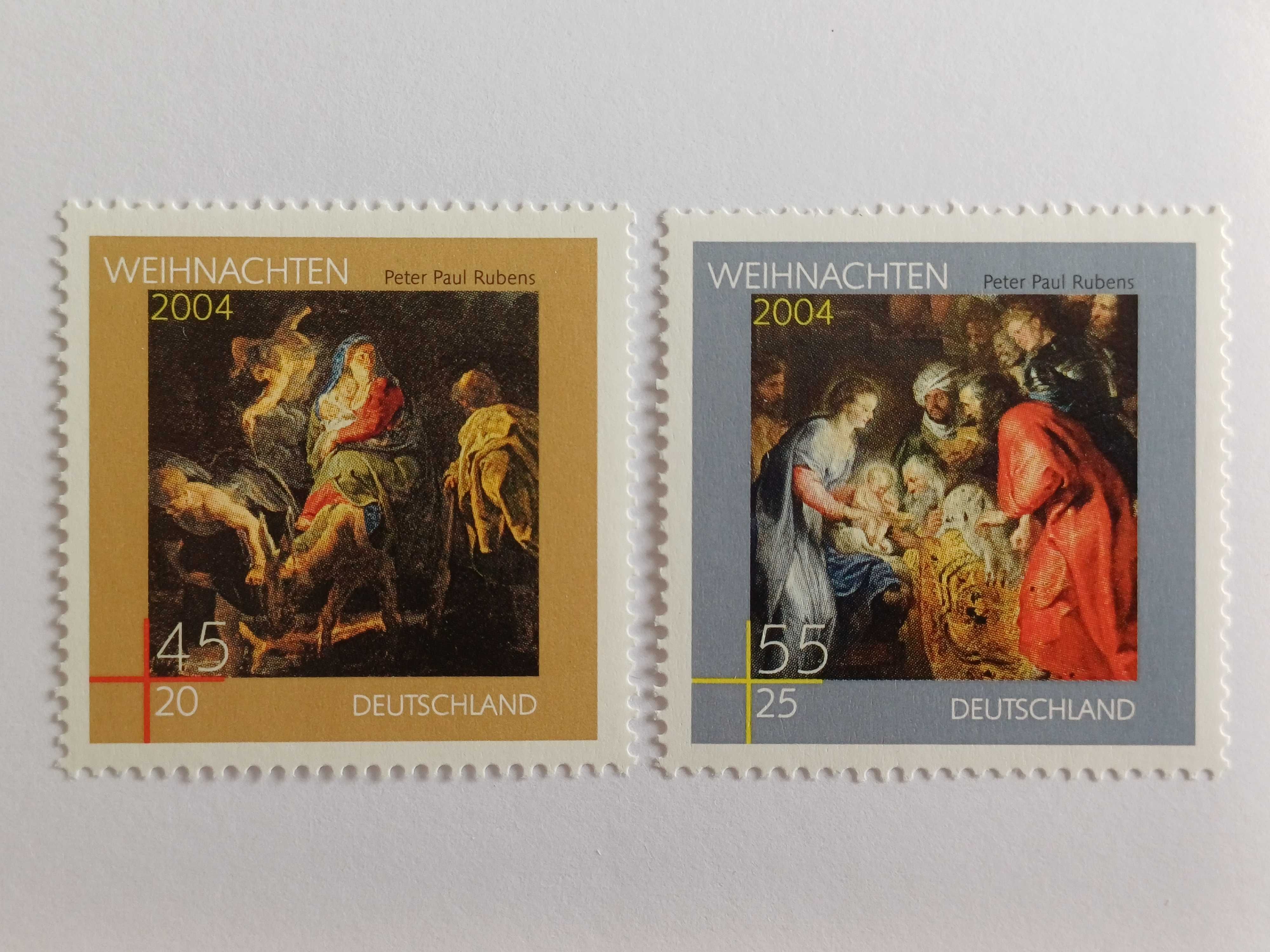 Filatelia - Emissão conjunta Bélgica-Alemanha, Pierre-Paul Rubens 2004