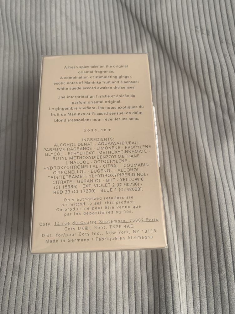 Hugo boss the scent pure accord