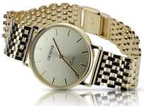 Złoty zegarek męski 14k 585 Geneve mw004y&mbw005y-P