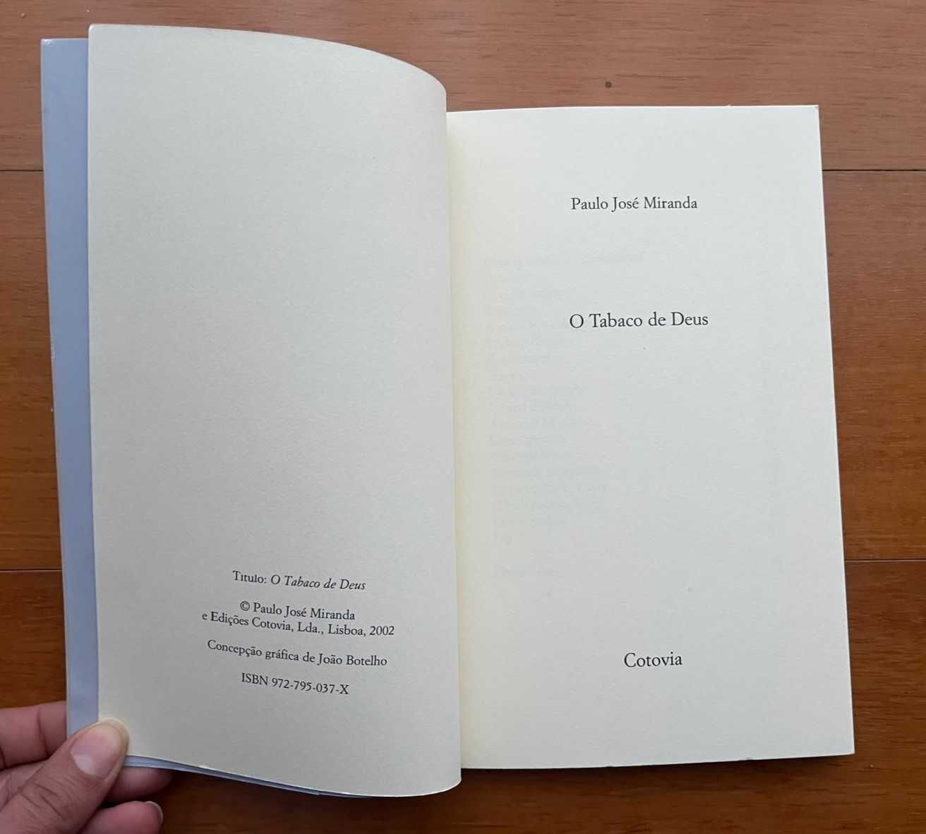 "O Tabaco de Deus" de Paulo José Miranda