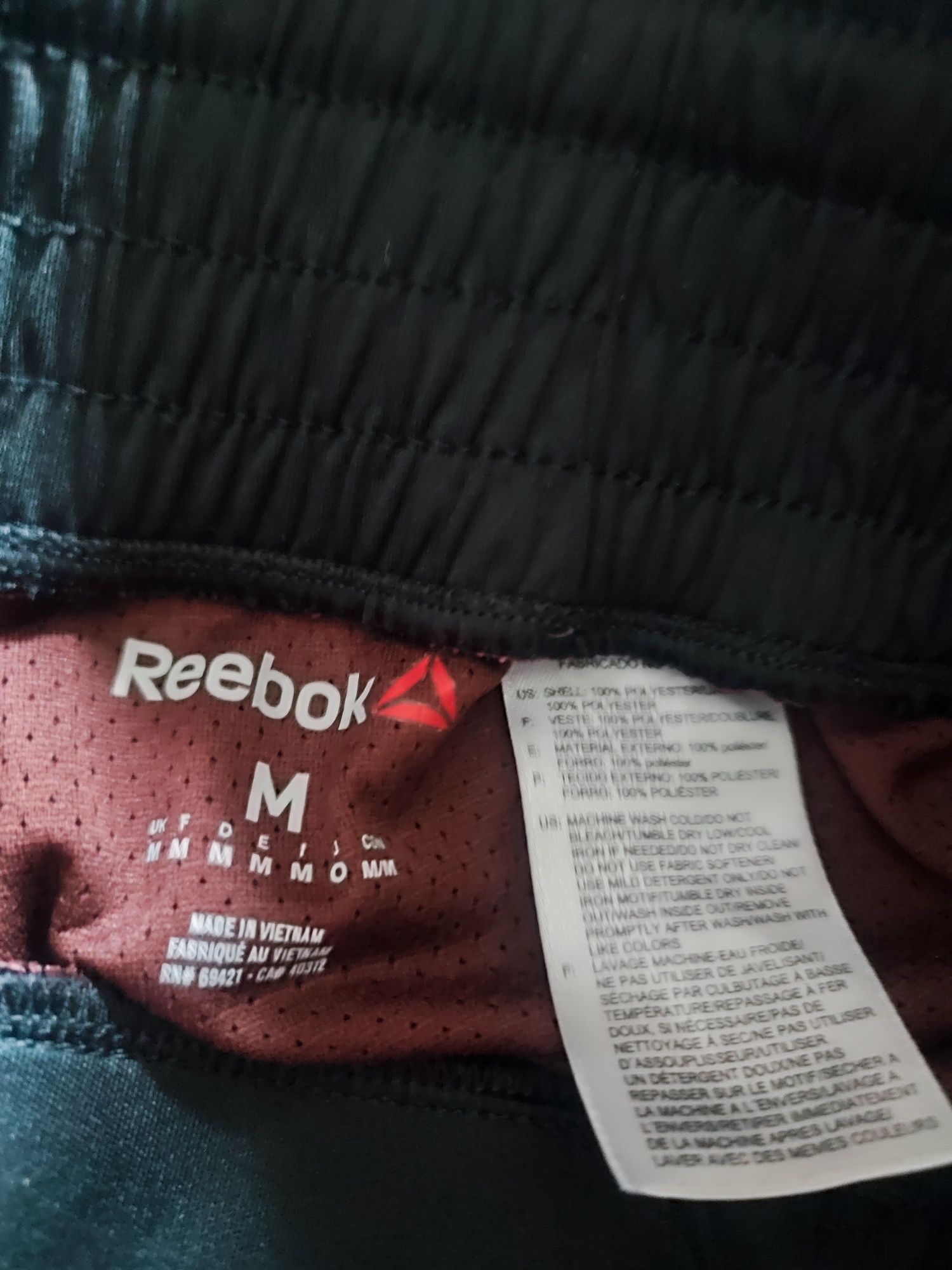 Spodenki krótkie sportowe siłownia  męskie Reebok boks M