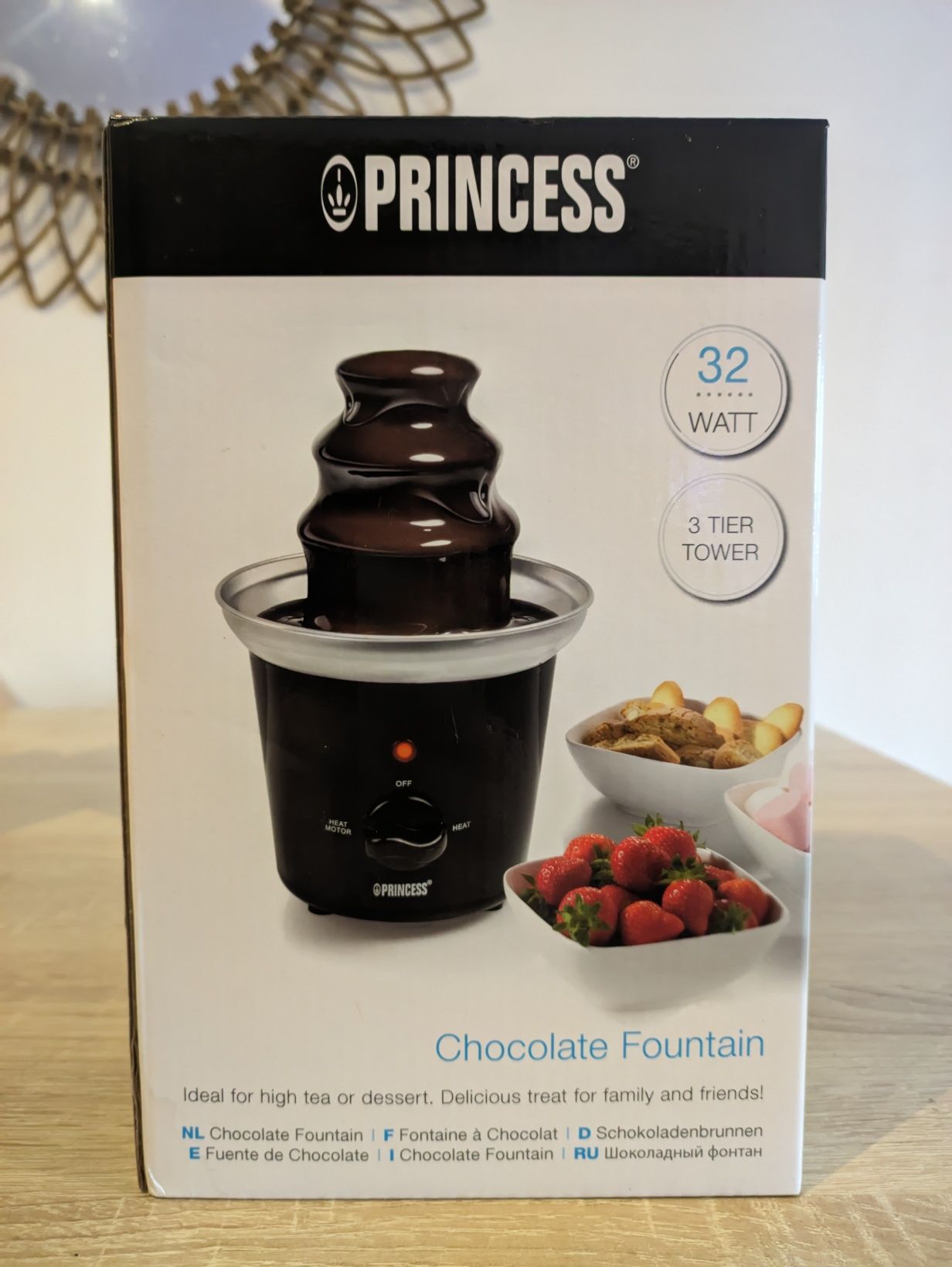 Fonte de Chocolate Princess 32W - 3 Níveis - Nova na Caixa!