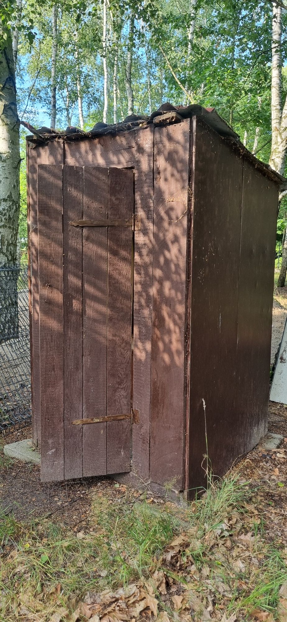 Toaleta drewniana WC na budowę