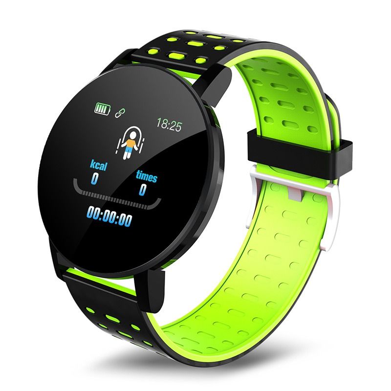 Smartwatch Zegarek Sportowy Kroki Kalorie Puls - Zielony