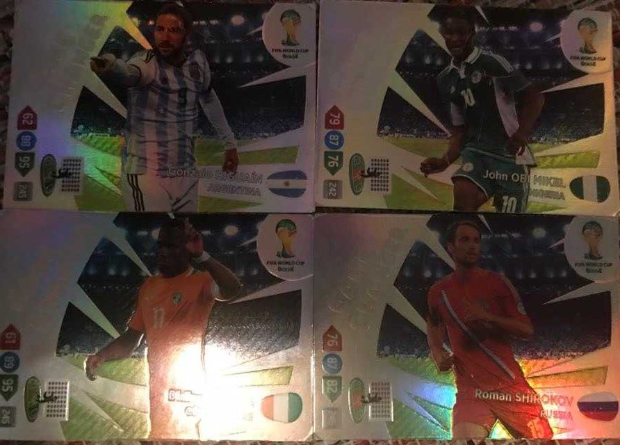 karty panini LIMITKI fifa world cup brasil