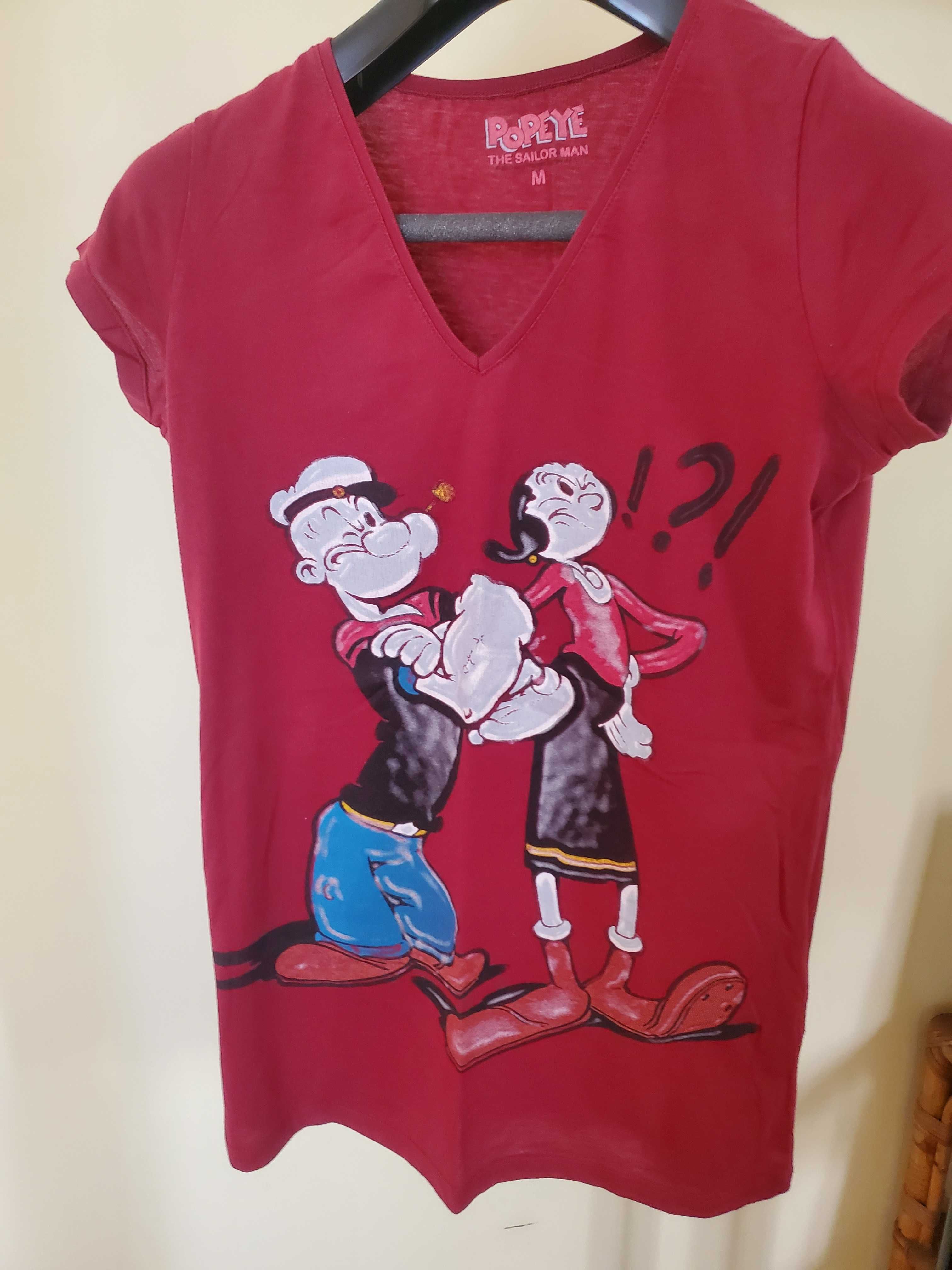 T-shirt Vermelha Popeye