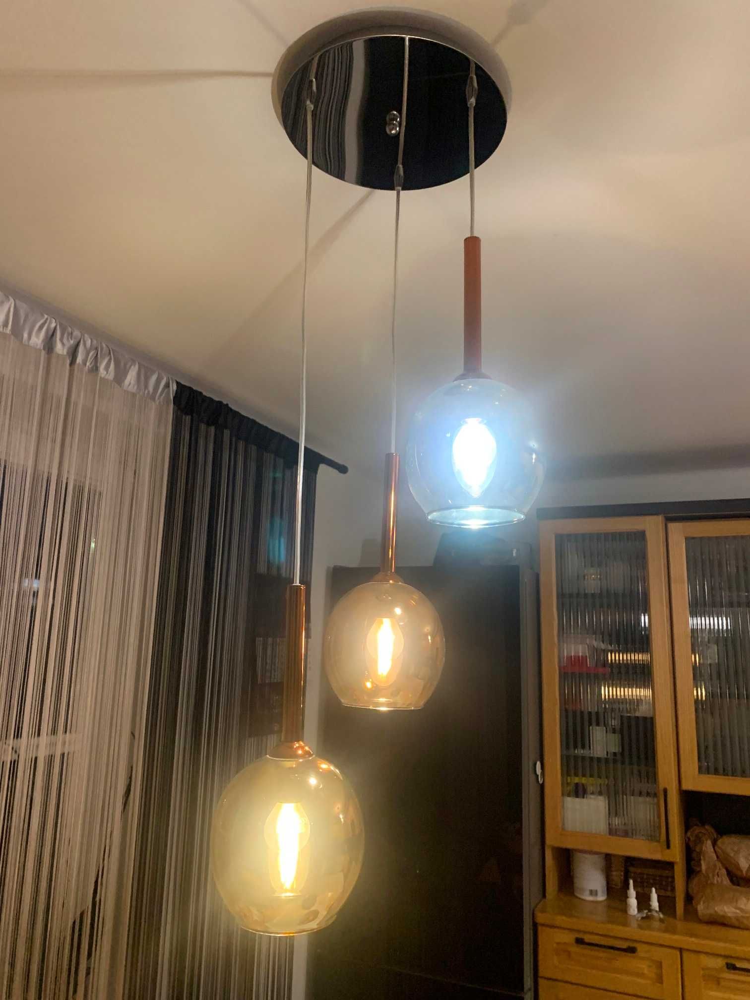 Lampy wiszące  komplet
