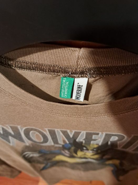 T-shirt  - Benetton  T.10/11 -   manga comprida com fantasia