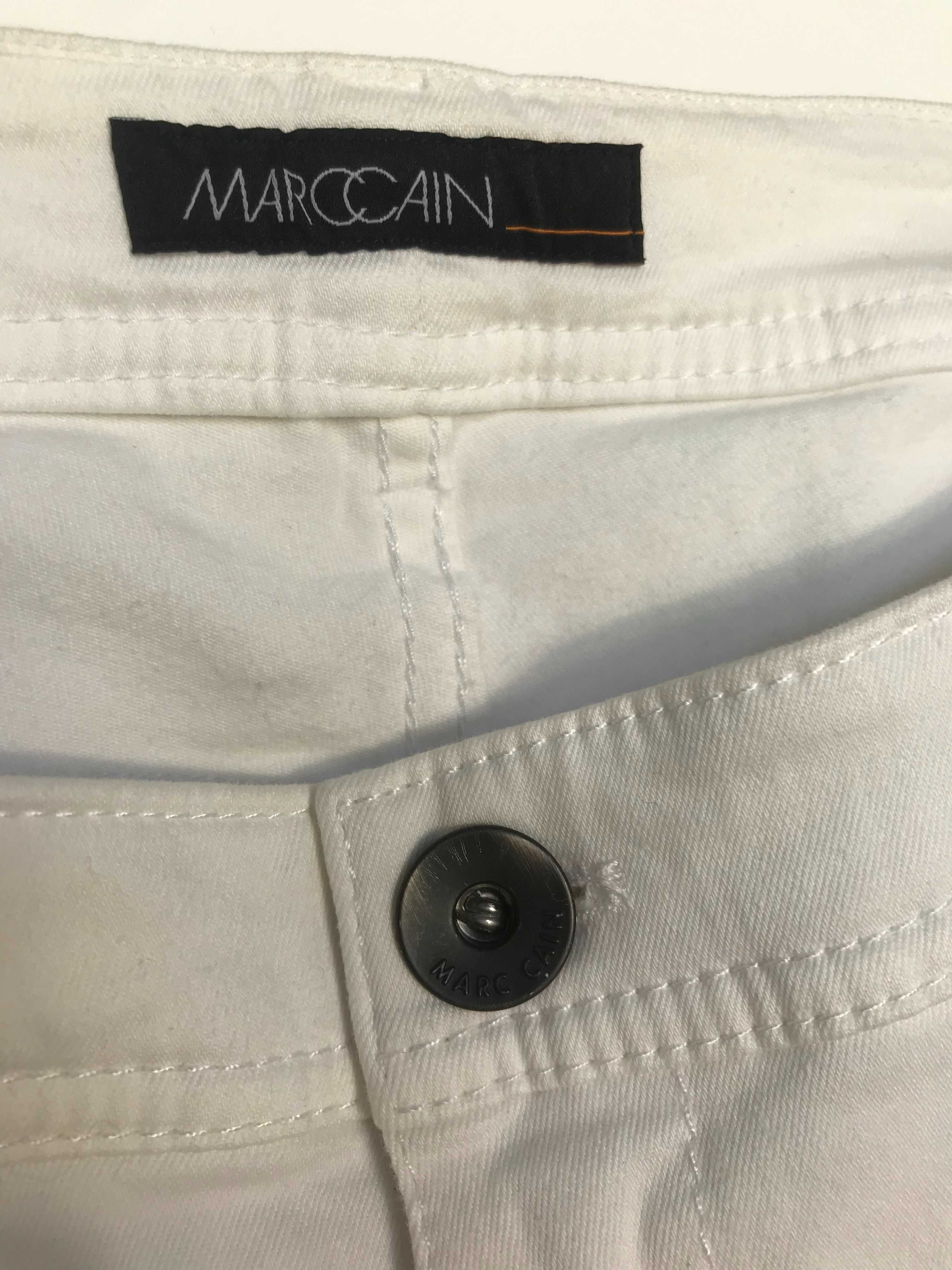 Marc Cain Oryginalne jeansy z marynistycznym nadrukiem