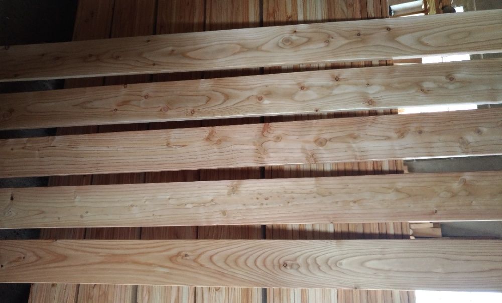 Deska pozioma gładka, płot, ogrodzenie, sztachety, taras