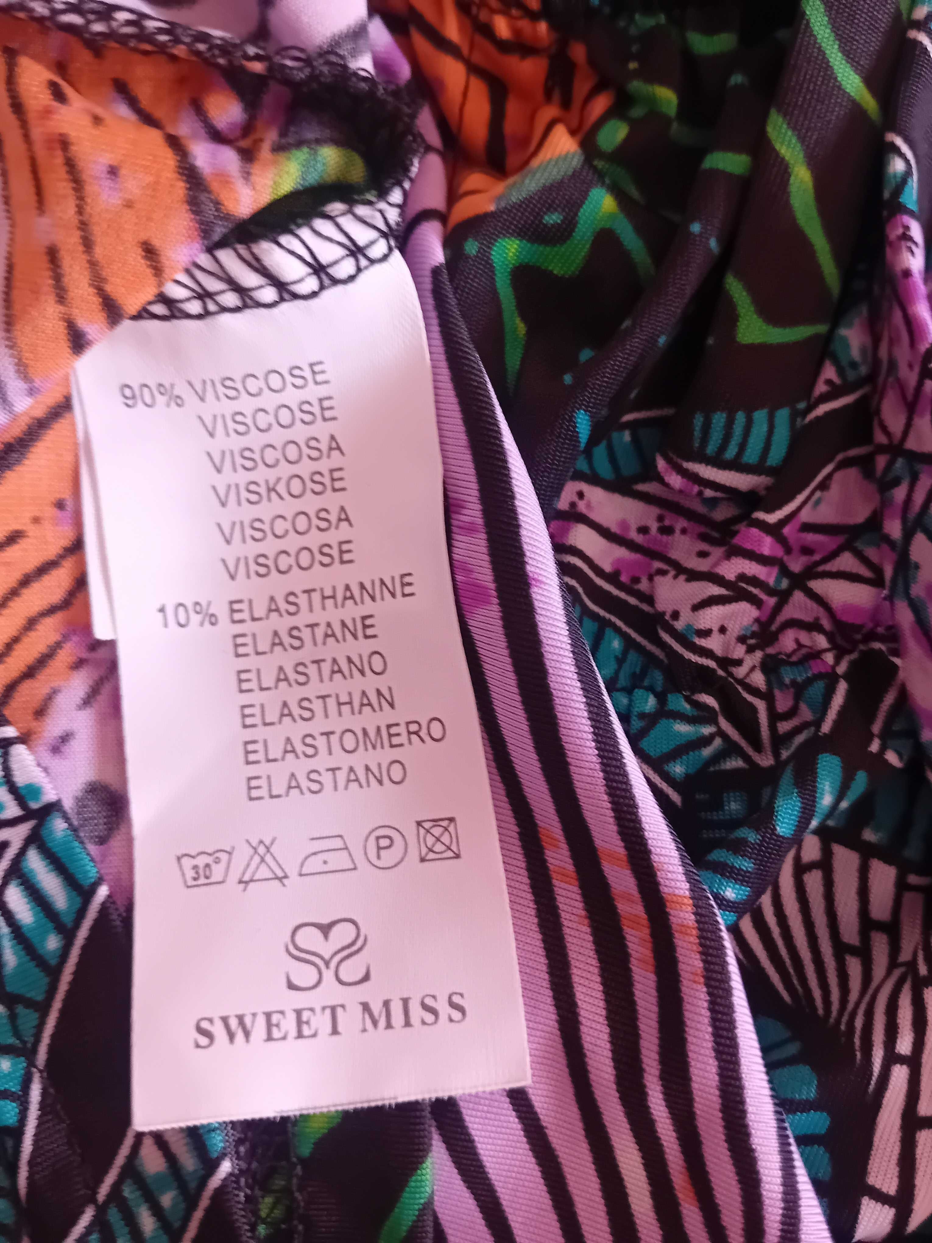 Vestido Verão estampado da Sweet Miss tamanho XL