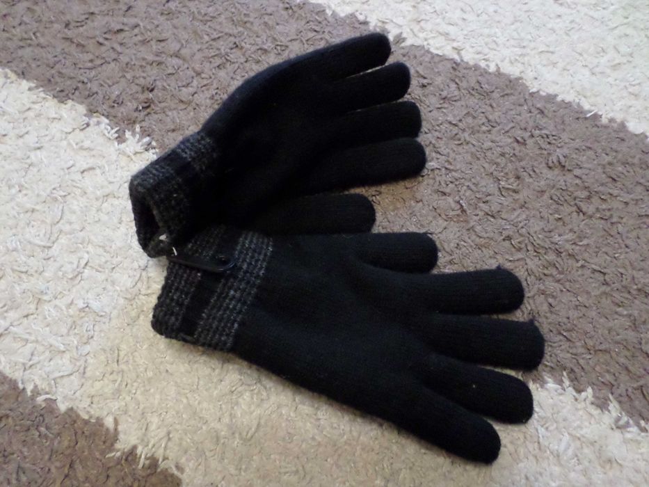 Перчатки мужские тёплые с шерстью и кашемиром КОРОНА