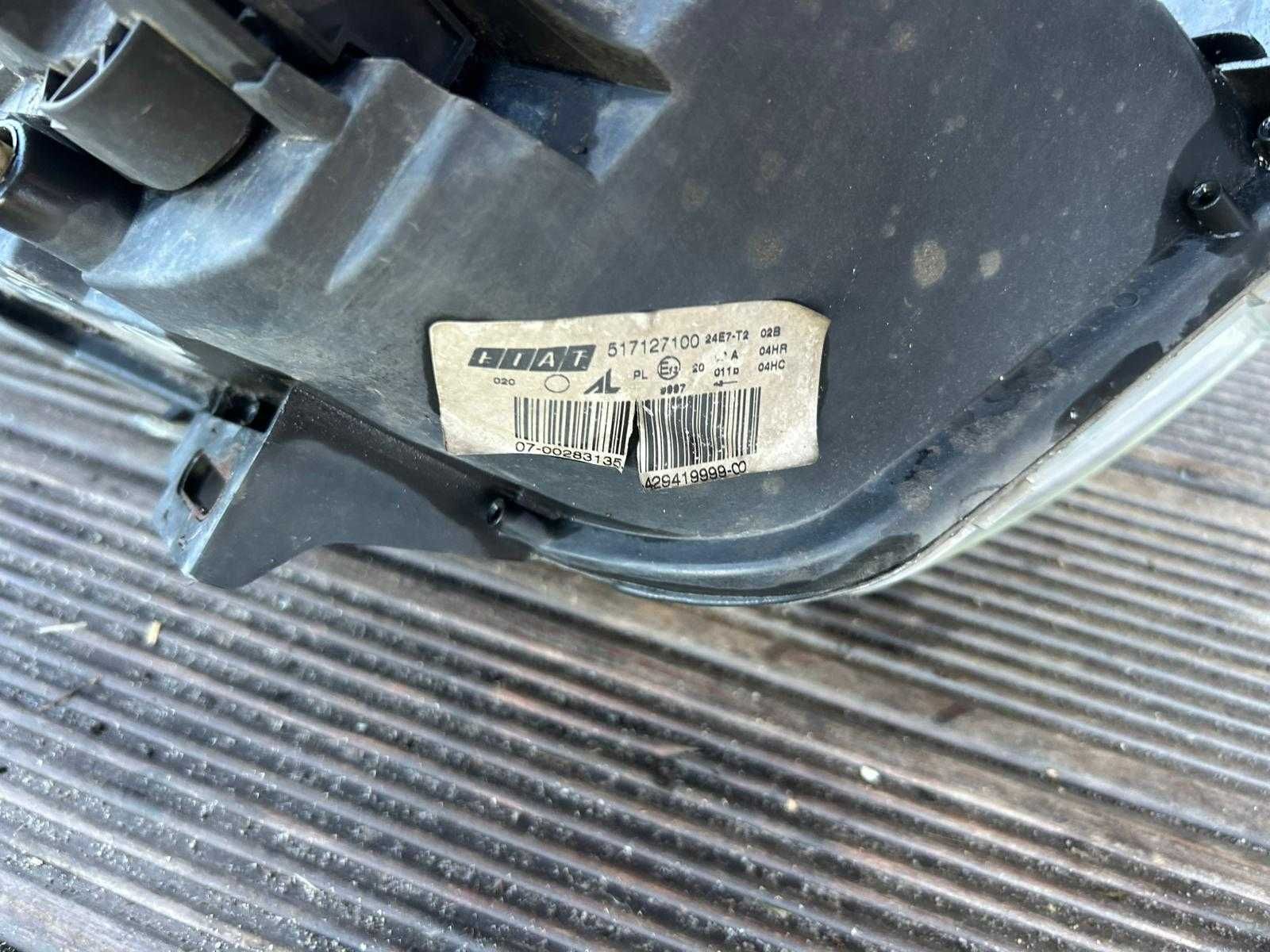 Lampa przednia Fiat Stilo prawa